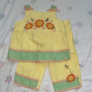 Bumblebee Top and Pants Set